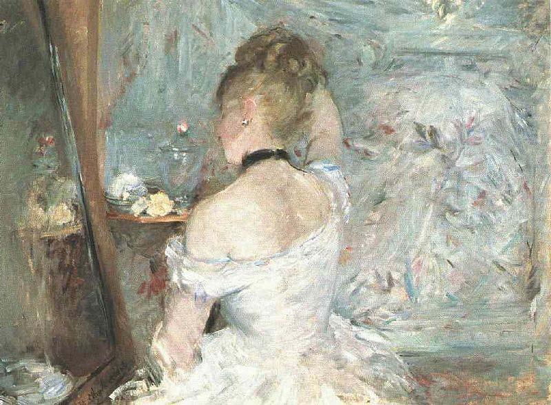 Berthe Morisot Lady at her Toilette china oil painting image